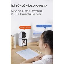 Wifi Akıllı Güvenlik Kamerası, Bebek ve Iç Mekan Güvenlik Kamerası Monitörlü Konuşma