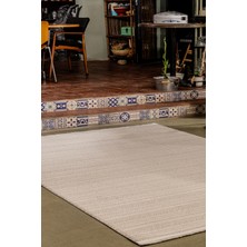 Kreasyon Halı Boyut BY010 Krem Yumuşak Dokulu Salon Mutfak Koridor Oturma Odası Yolluk Halı Makine Halısı