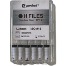 Perfect H Tipi Manuel Kanal Çelik Eğe 31MM No:15
