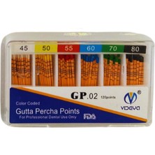 Vıdeya Gutta Percha Açısız 45-80 Asorti