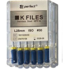 Perfect K Tipi Manuel Kanal Çelik Eğe 25MM No:30