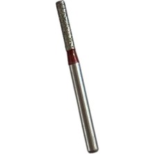 10 lu Aeratör Uyumlu Fissür Elmas Frez Kırmızı Kuşak