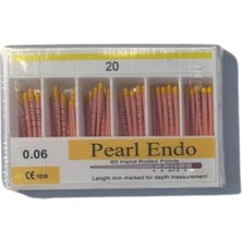 Pearl Endo Gutta Percha 0.6 Açılı No 20