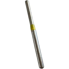 10 lu Aeratör Uyumlu Fissür Elmas Frez Sarı Kuşak