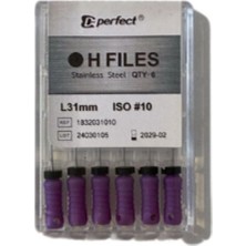 Perfect H Tipi Manuel Kanal Çelik Eğe 31MM No:10