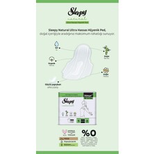 Sleepy 18'li Natural Gece ve 200 ml Tonik Hediye
