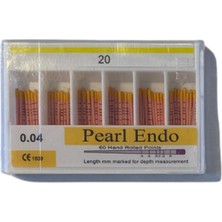 Pearl Endo Gutta Percha 0.4 Açılı No 20