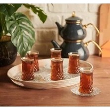 Lav Odin Çay Seti Çay Takımı 24 Parça Çay Bardağı Takımı Tabağı 12 Kişilik