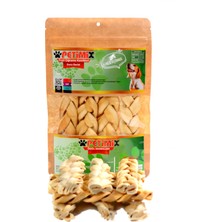 Petimix Örgü Dana Derisi 100g Çiğneme Kemikleri Köpek Ödülü