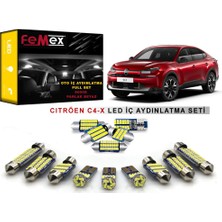 Citröen C4-X LED Iç Aydınlatma Ampul Seti Femex Parlak Beyaz