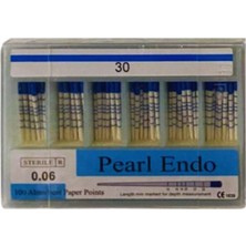 Pearl Endo Paper Points 0.6 Açılı No 30
