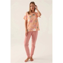 Rolypoly 3386-S Kadın Kısa Kol Pijama Takımı