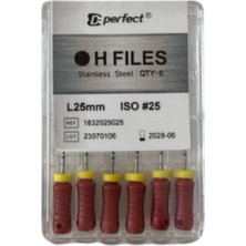 Perfect H Tipi Manuel Kanal Çelik Eğe 25MM No:25