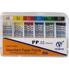 Vıdeya Paper Points Açısız No 45-80 Asorti