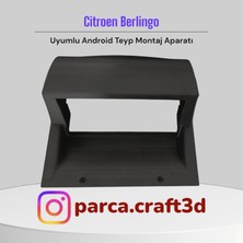 Citroen Berlingo Uyumlu 7" Android Ekran Montaj Aparatı
