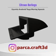 Citroen Berlingo Uyumlu 7" Android Ekran Montaj Aparatı