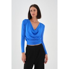 Alexandergardı Degaje Yaka Dökümlü Bluz