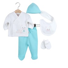 Best Friedens 5'li Zıbın Set  Mint Yeşili