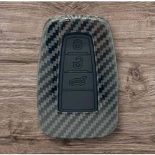 Toyota C-Hr Corolla Rav4 Land Cruiser Karbon Anahtar Kılıf 3.resime Bakınız Logo Yeri Arkada Uygundur