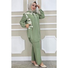 Kadın Kombin Detaylı Tesettür Takım