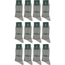 Bej Baklava Desen 12'li Ultra Lüks Merserize Erkek Çorap CRP333