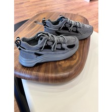1100 Füme Hakiki Deri Erkek Sneakers