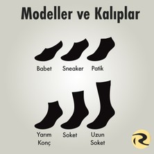 Pamuk Erkek Babet Çorap Dikişsiz Görünmez Kaydırmaz Topuk Silikonlu Premium 4'lü