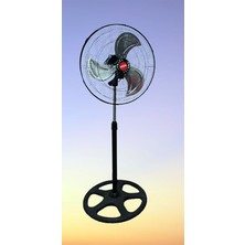 Hook Hk-530 Sanayi Tipi 18 Inç/45 Cm Vantilatör, 3 Metal Kanatlı 3 Kademeli Serinletici Vantilatör