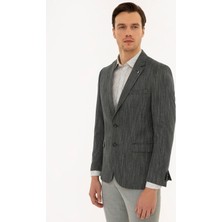 Cacharel Erkek Siyah Slim Fit Ceket 50219558-VR046
