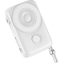 Phixi Force PW25 10000mAh 22.5W Kendinden Kablolu MagSafe Powerbank - Kablosuz Mini Şarj Cihazı - Dijital Ekran - Taşınabilir Şarj Cihazı
