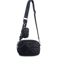 Vera Çanta Nas Bag Kadın Mini Spor Kapitone Mini Cüzdanlı Çapraz Çanta