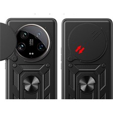 Apsuwa Honor Magic 7 Lite Kılıf Sürgülü Yüzüklü Standlı Pars