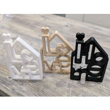 2'li Love & Home Dekor