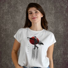 Walking Kadın Baskılı T-Shirt