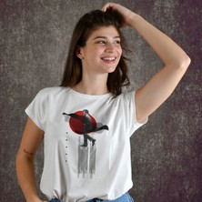 Walking Kadın Baskılı T-Shirt