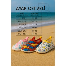Çocuk Deniz Ayakkabısı Aquafun Scuba Kumaş Plaj Havuz Terliği Ayakkabısı Deniz Terliği Deniz Pabucu