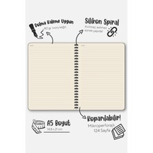 Victoria's Journals Sylcon Sp defter Pp 80 Gr. Ivory, A5 Yap. çizgili siyah