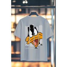Book OrBook Ducktastic Split %100 Heavy Cotton Premium Kalite Sırt Baskılı T-Shirt