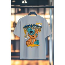 Book OrBook Smile Creative %100 Heavy Cotton Premium Kalite Sırt Baskılı T-Shirt