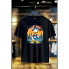 Sleepy Duck %100 Pamuk Premium Kalite Unisex T-Shirt