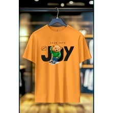 Lean Into Joy %100 Pamuk Premium Kalite Unisex T-Shirt
