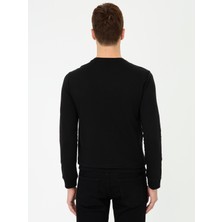 Cacharel Erkek Siyah Slim Fit Sweatshirt 50246000-VR046