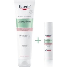 Eucerin Dermopure Akne Karşıtı Temizleme Jeli 150 Ml+Akne Karşıtı Etkili Serum 40 Ml+Makyaj Çantası