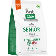 Brit Care  3 kg x 4 Adet Yaşlı Köpekler Için, Tek Proteinli, Hipoalerjenik, Kuzu Etli Kuru Mama Dpmah