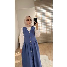 Modal Etekli Yelek Takım