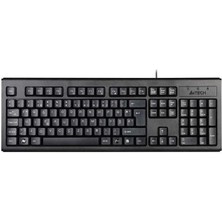 Hk Tech A4 Tech KM-720 F Tr mm Siyah USB Kablolu Klavye