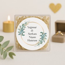 Repro Design Kişiye Özel Söz- Nişan Hatırası Baskılı Yapışkanlı Etiket 24 Adet No:83