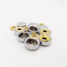 Vida Kapağı 15 mm Krom 10 Adet Vida Kapama Kapatıcı Tıpa
