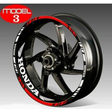 Motosiklet Jant Şeridi Kanatlı Sağ-Sol/ön-Arka