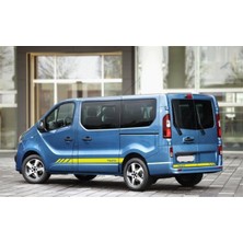 Renault Trafic Yan Kapı ve Arka Kapı Şerit Sticker Etiket Modeli